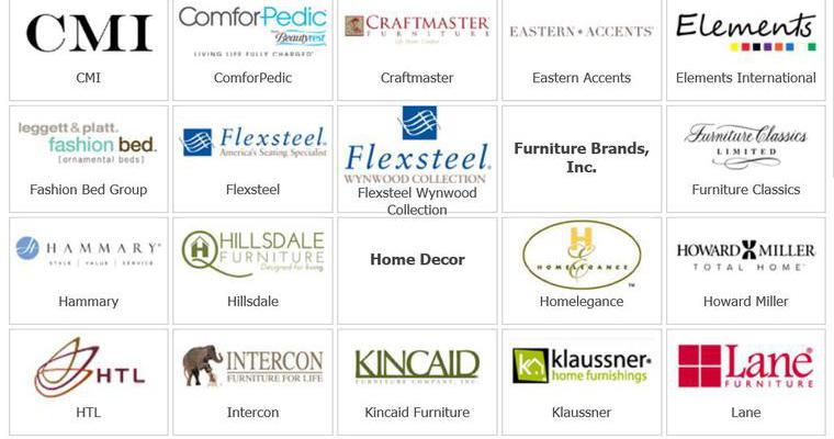 name brands of bedroom furniture makers in 1998